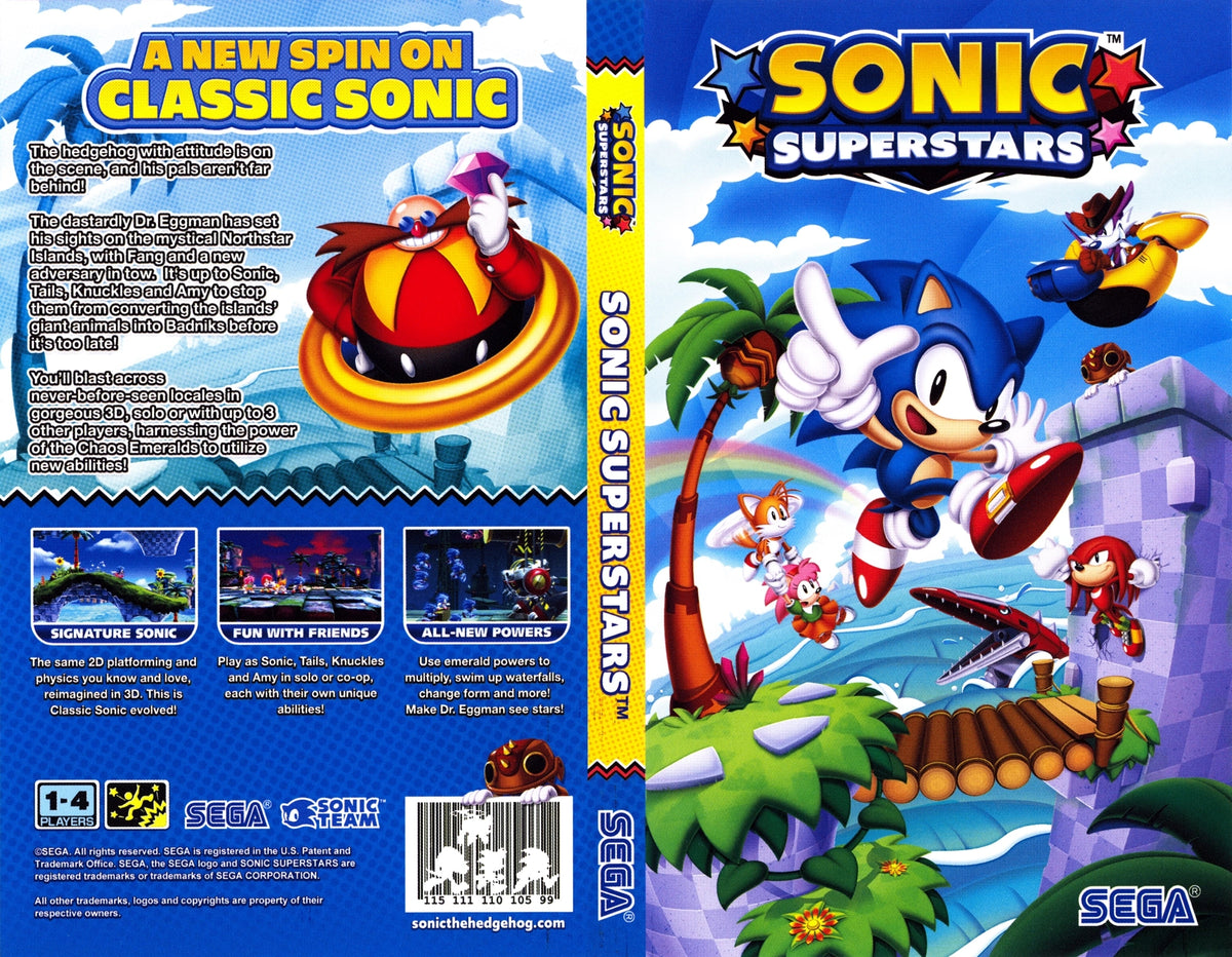 Sonic Superstars Switch - Video Game - Used - CaveGamers - Image 4