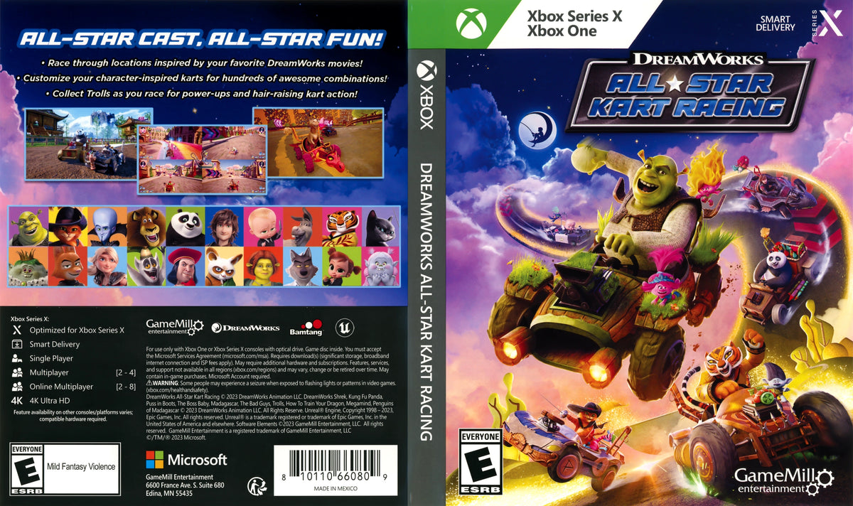 DreamWorks All-Star Kart Racing Xbox Series X - Video Game - Used - CaveGamers - Image 3