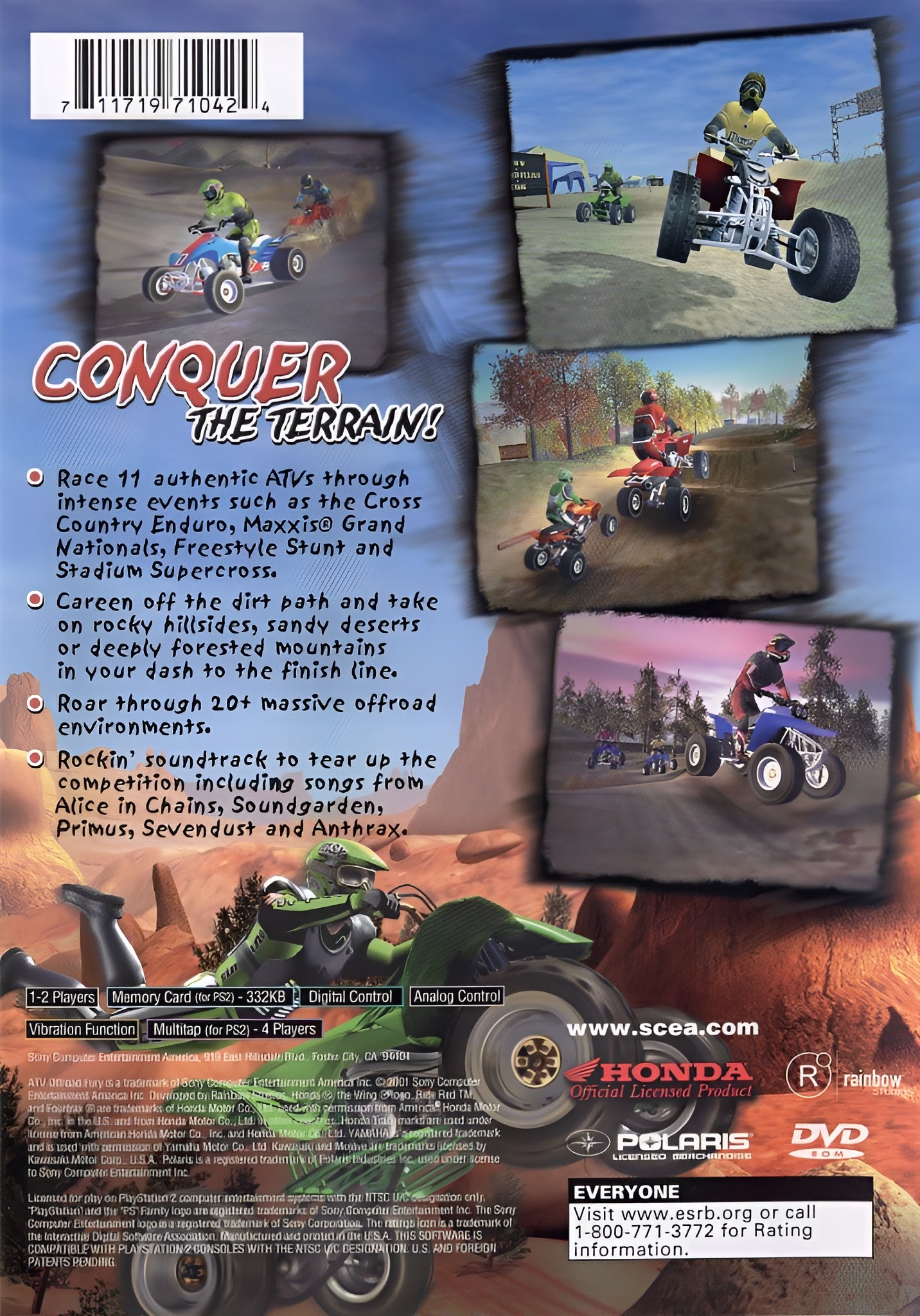 ATV: Offroad Fury PS2 - Video Game - Used - CaveGamers - Image 2