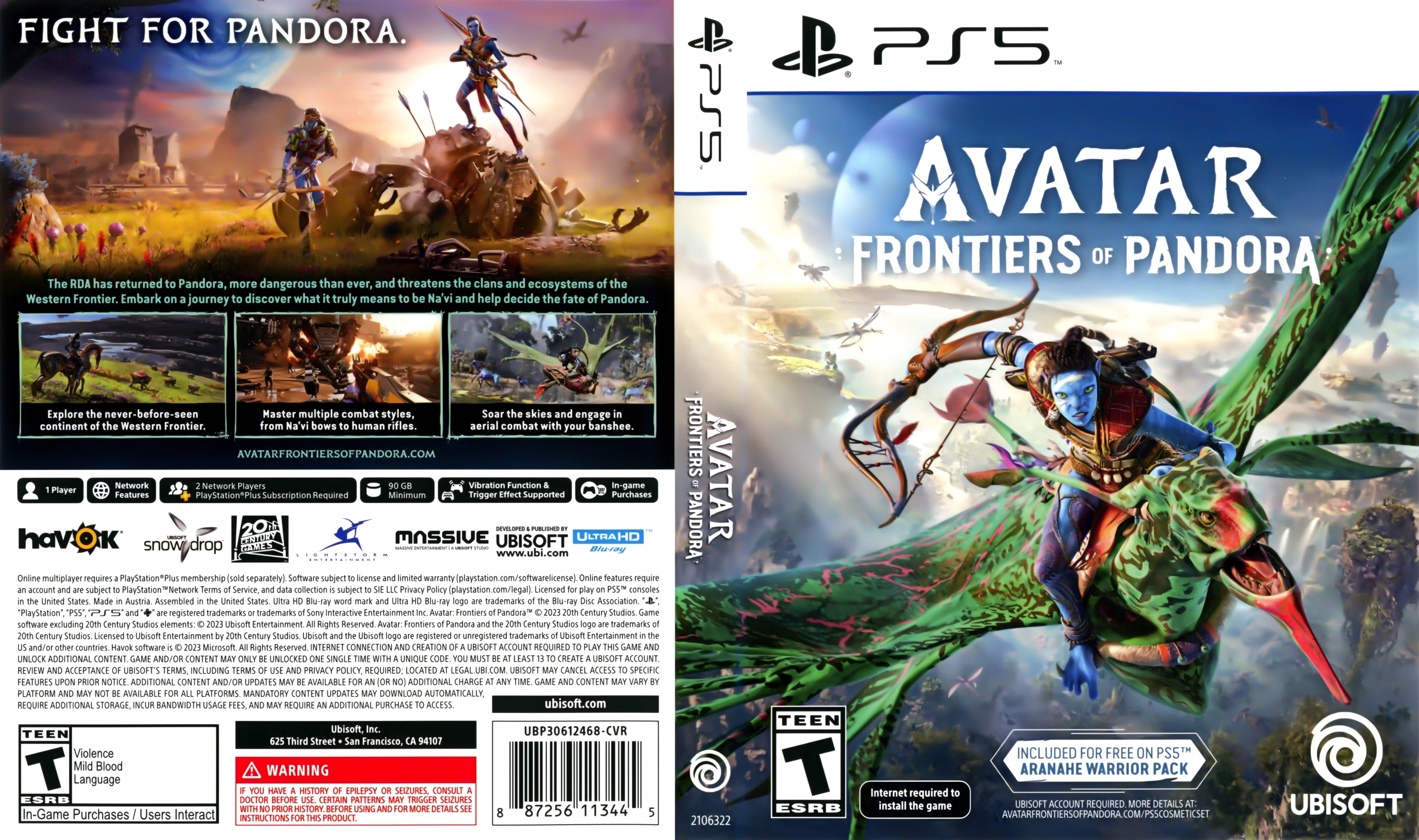 Avatar: Frontiers of Pandora PS5 - Video Game - Used - CaveGamers - Image 4