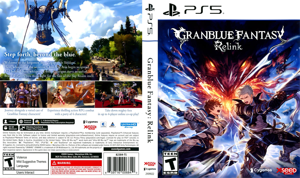 Granblue Fantasy: Relink PS5 - Video Game - Used - CaveGamers - Image 4