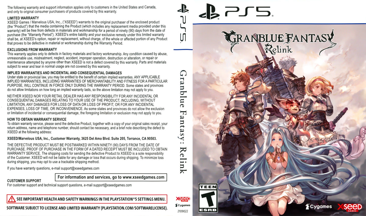 Granblue Fantasy: Relink PS5 - Video Game - Used - CaveGamers - Image 5