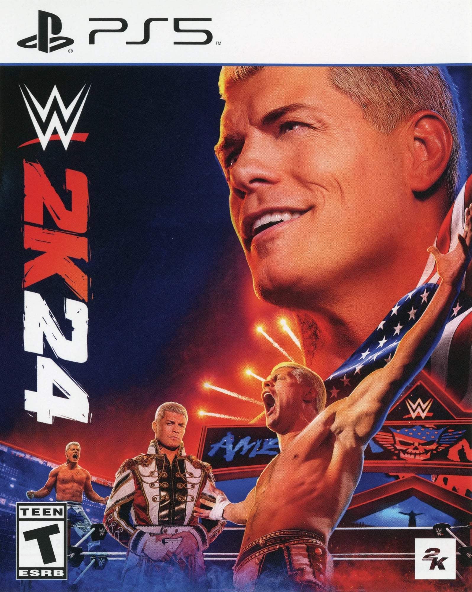 WWE 2K24 PS5 - Video Game - Used - CaveGamers