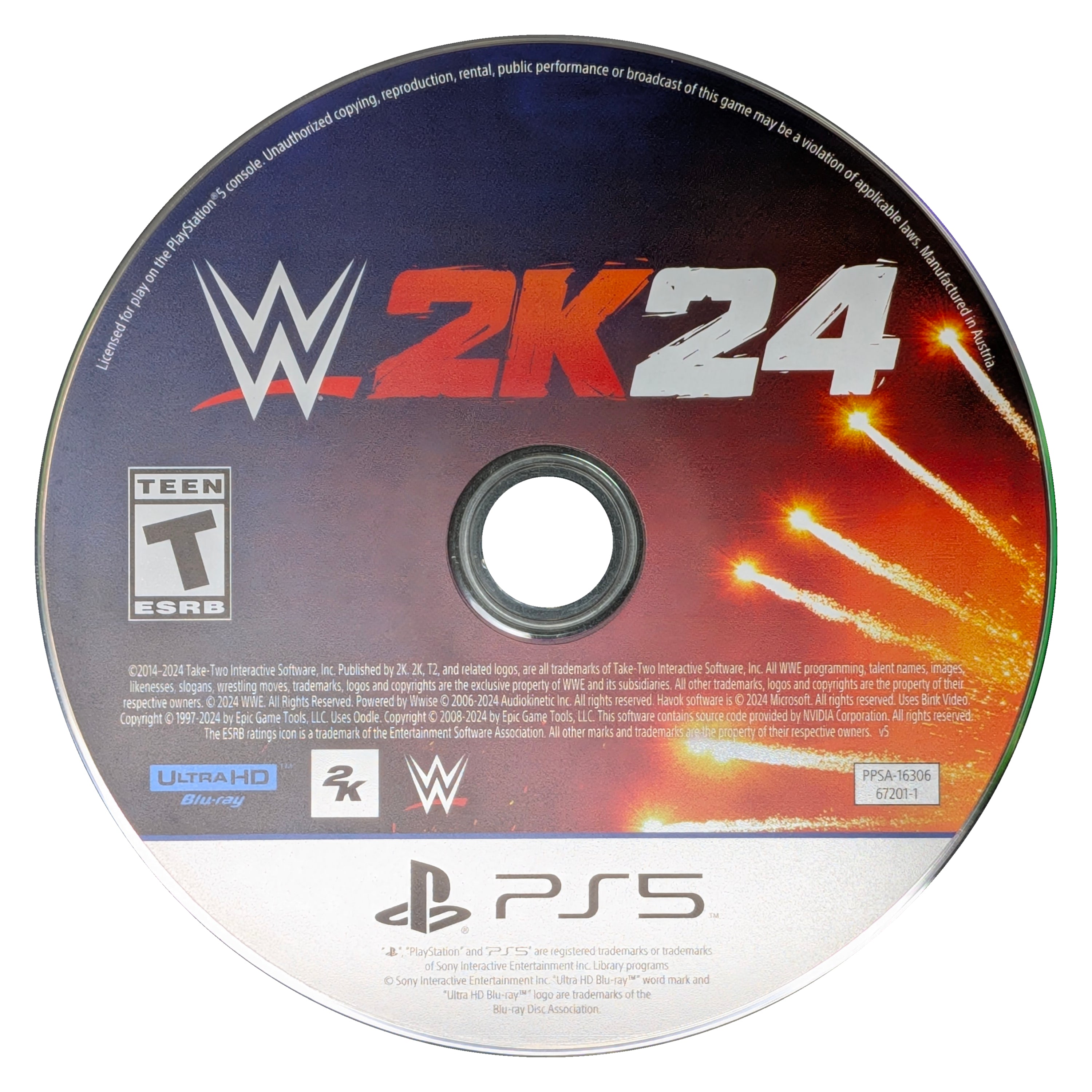 WWE 2K24 PS5 - Video Game - Used - CaveGamers - Image 3