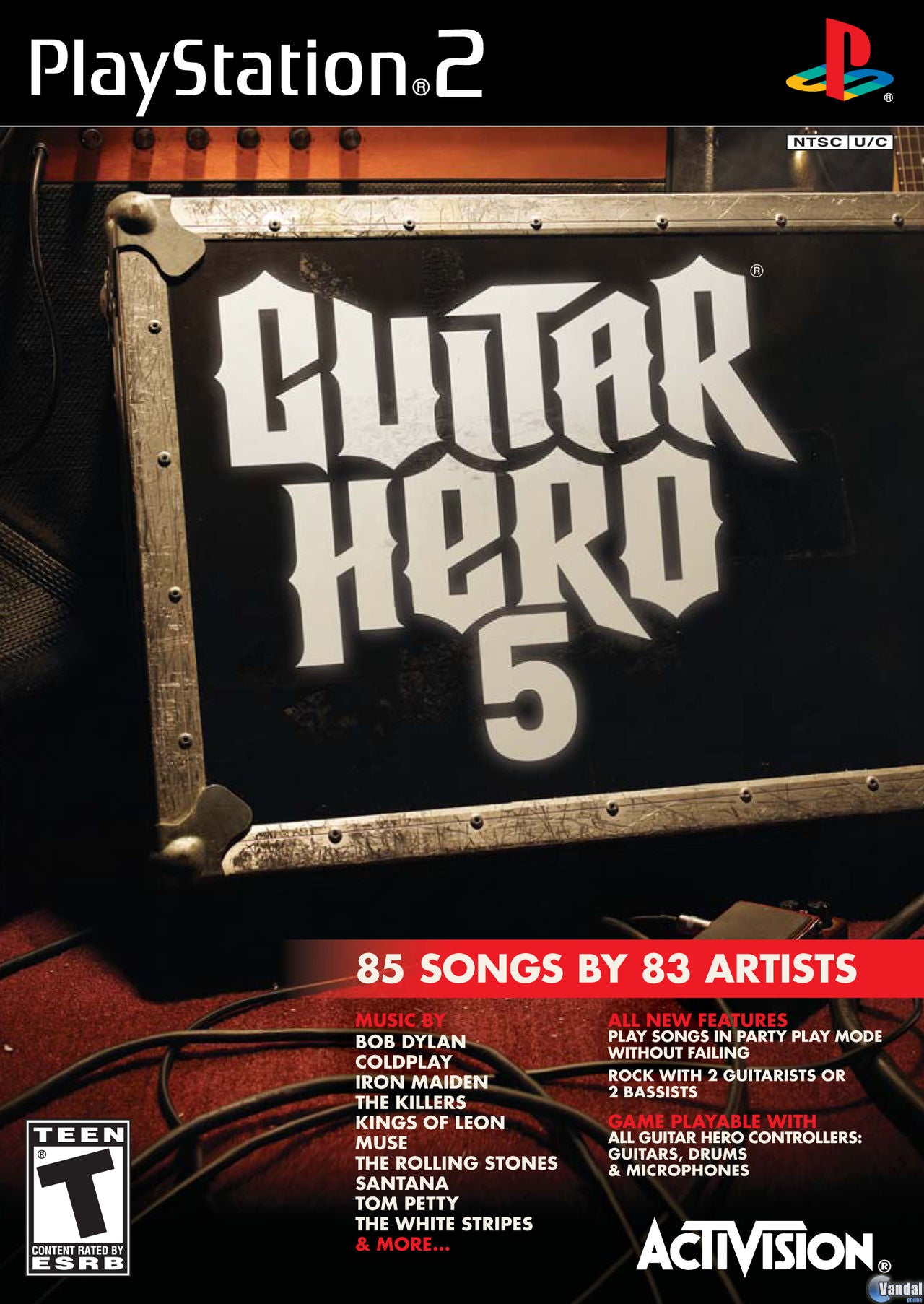 Guitar Hero 5 PS2 - Video Game - Used - CaveGamers