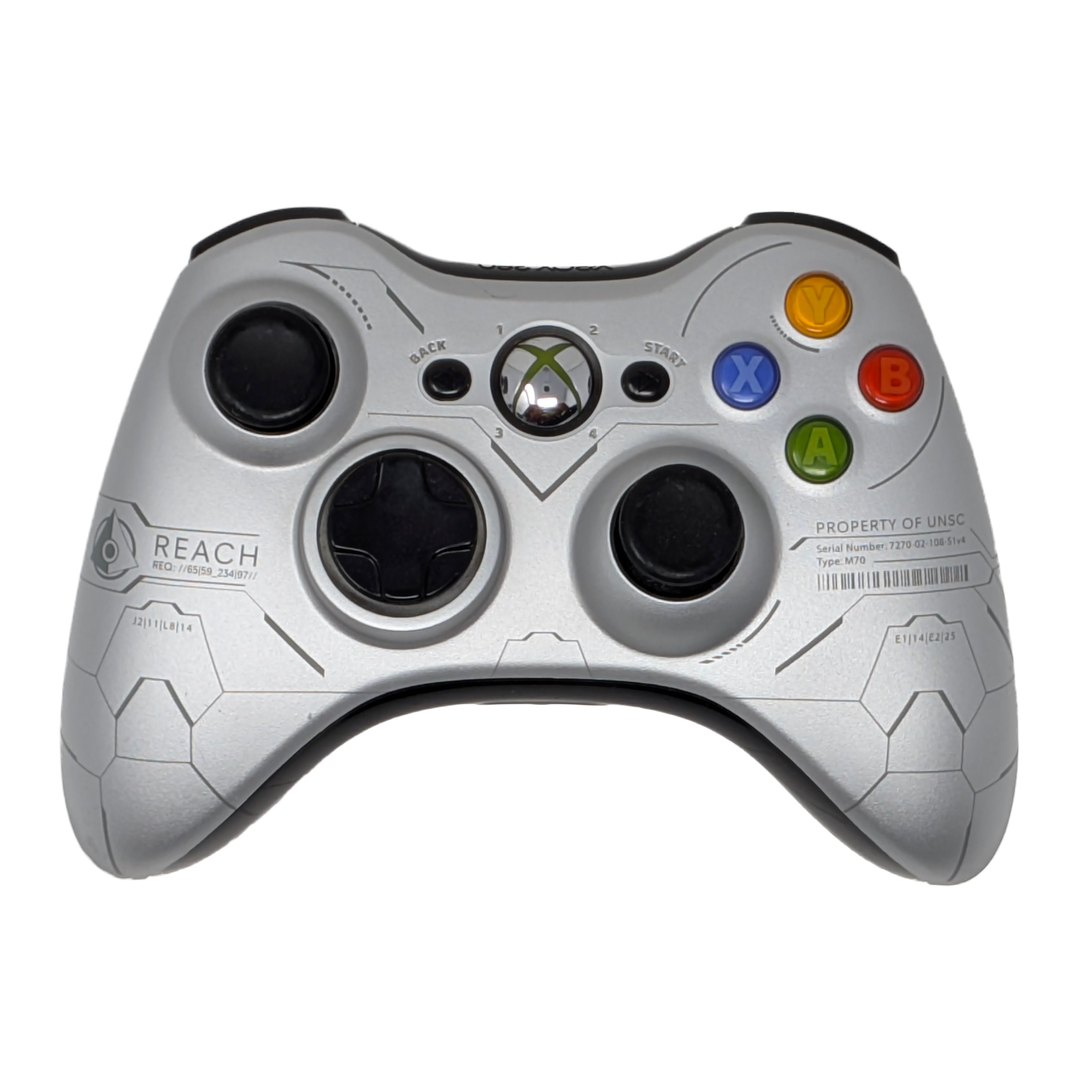 Xbox 360 Wireless Controller - Halo Reach Edition - Video Game Accessory - Used - CaveGamers