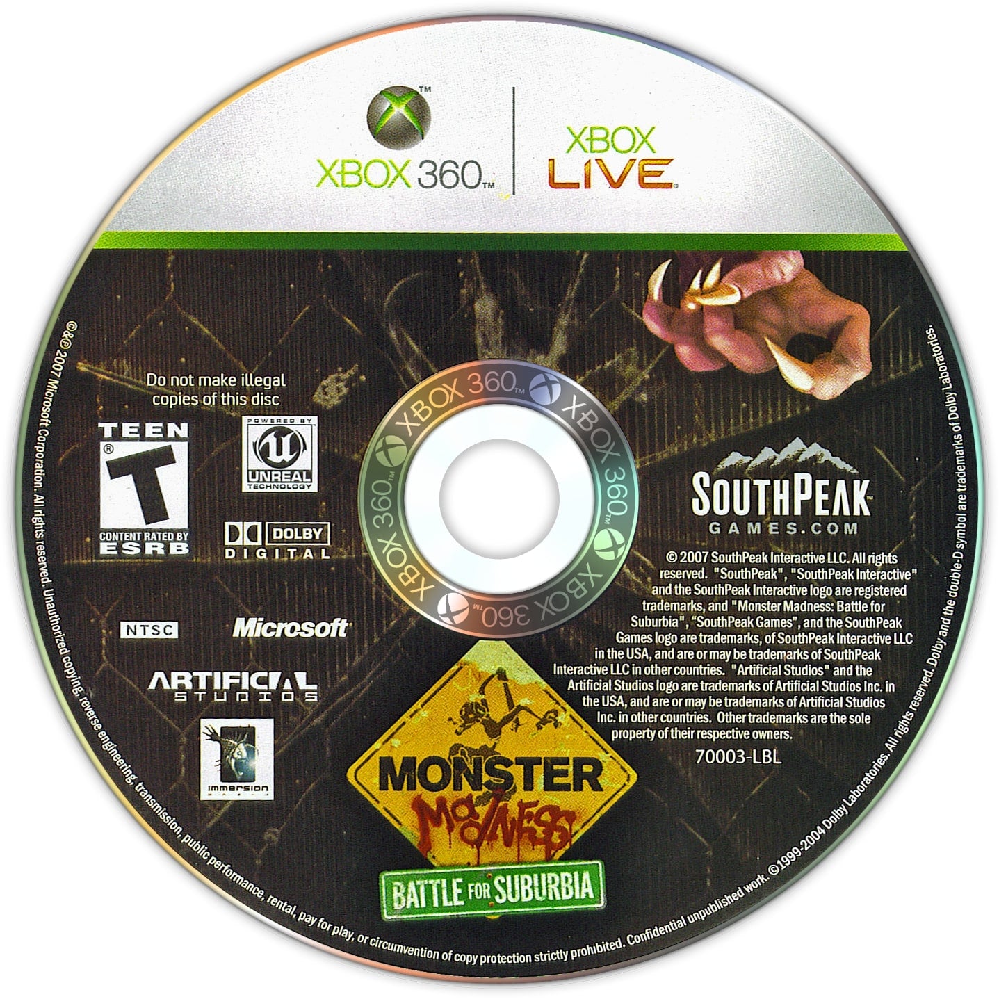 Monster Madness: Battle for Suburbia Xbox 360 - Video Game - Used - CaveGamers - Image 3