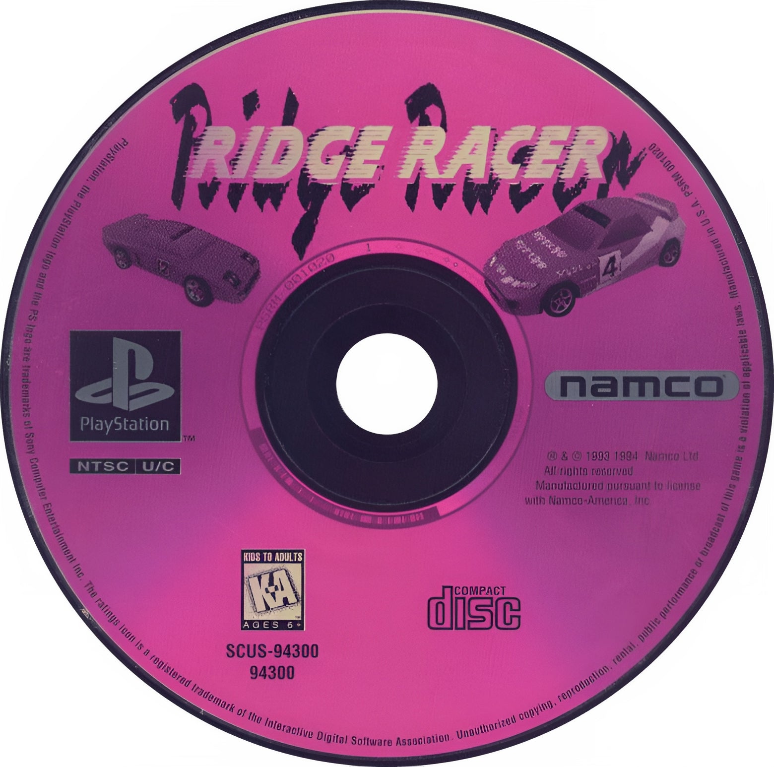 Ridge Racer Playstation - Video Game - Used - CaveGamers - Image 3