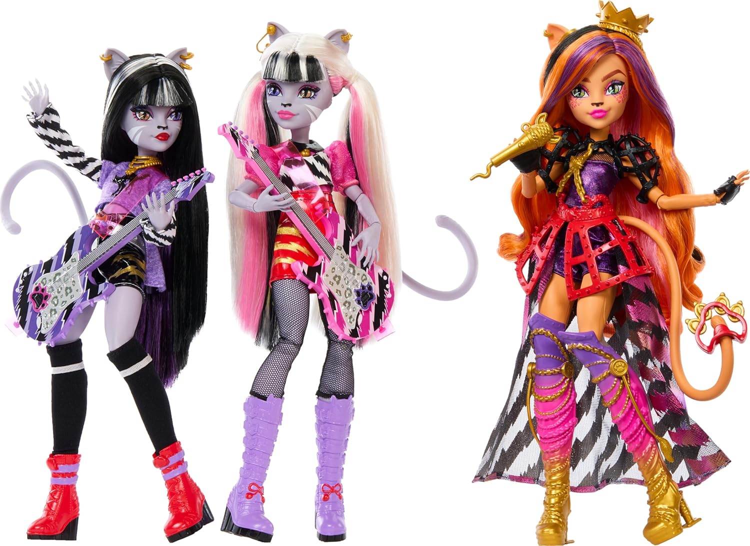 Mattel Monster High Dolls, the Hissfits Band three pack Action Figures - Toys - New - CaveGamers