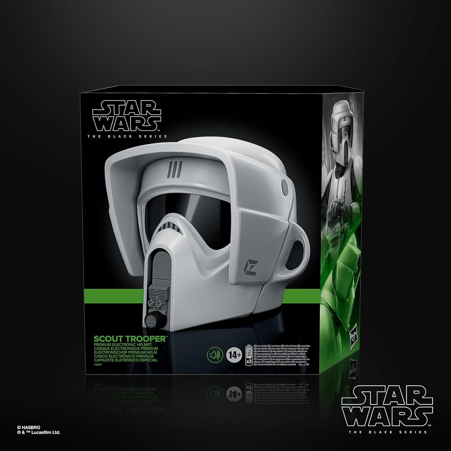 Star Wars: The Black Series - Scout Trooper Premium Helmet Prop Replicas - Toys - New - CaveGamers