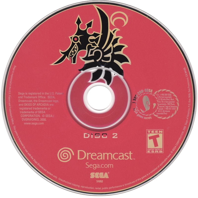 Skies of Arcadia [2 Discs] DreamCast - Video Game - Used - CaveGamers - Image 4