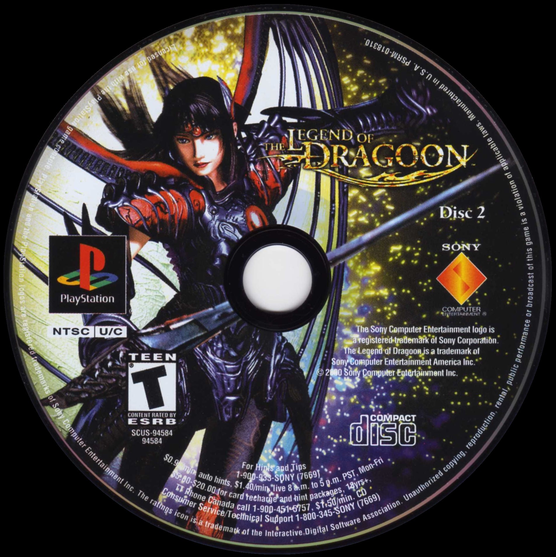 The Legend of Dragoon [4 Discs] Playstation - Video Game - Used - CaveGamers - Image 4