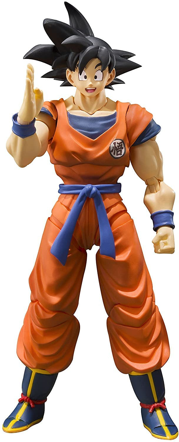 S.H.Figuarts Dragon Ball Z Son Goku A Saiyan Raised On Earth Action Figure Action Figures - Toys - New - CaveGamers