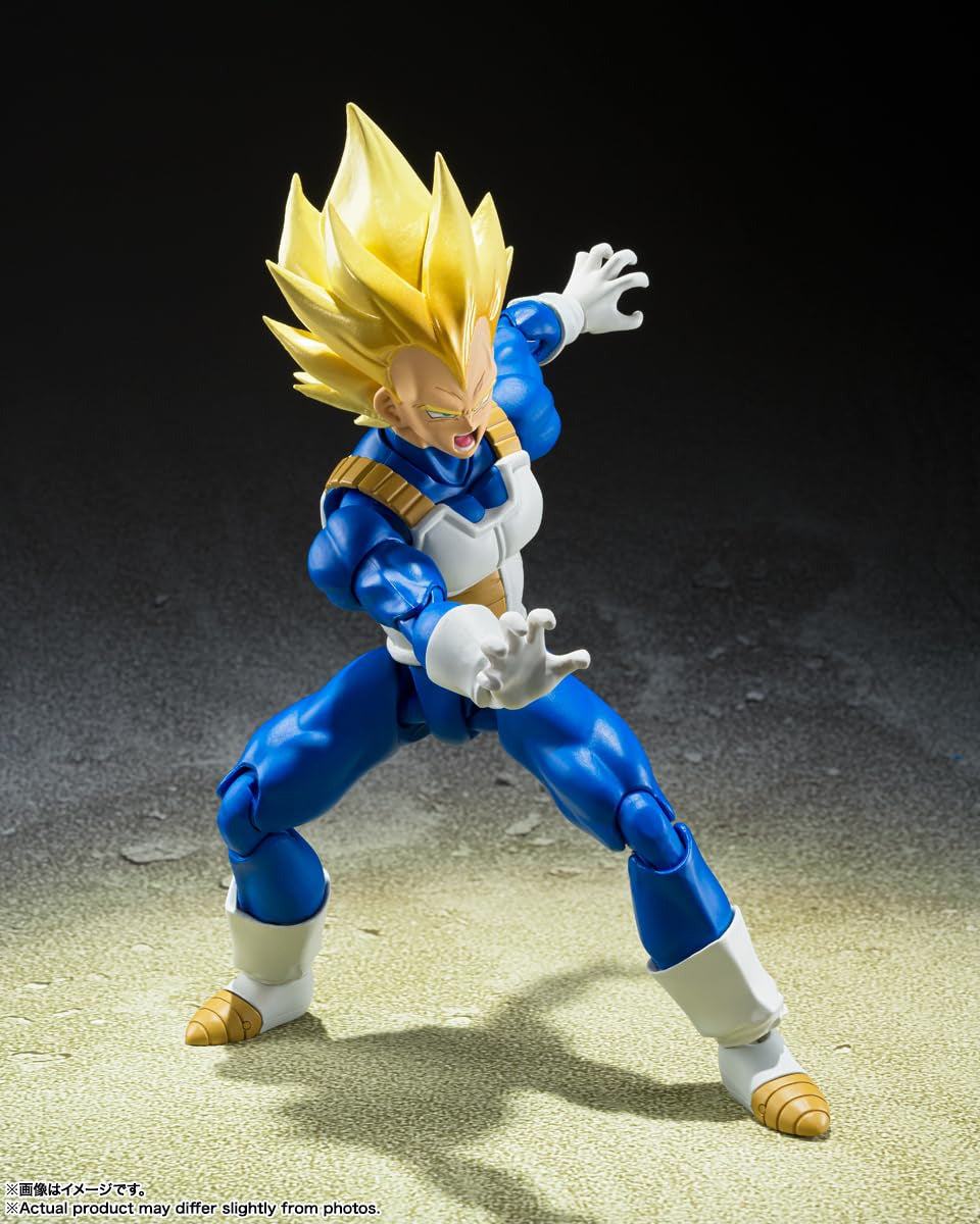 S.H.Figuarts Dragon Ball Z Super Saiyan Vegeta Awakened Super Saiyan Blood Action Figure Action Figures - Toys - New - CaveGamers - Image 8