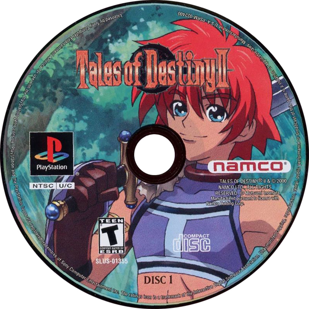 Tales of Destiny II [3 Discs] Playstation - Video Game - Used - CaveGamers - Image 3