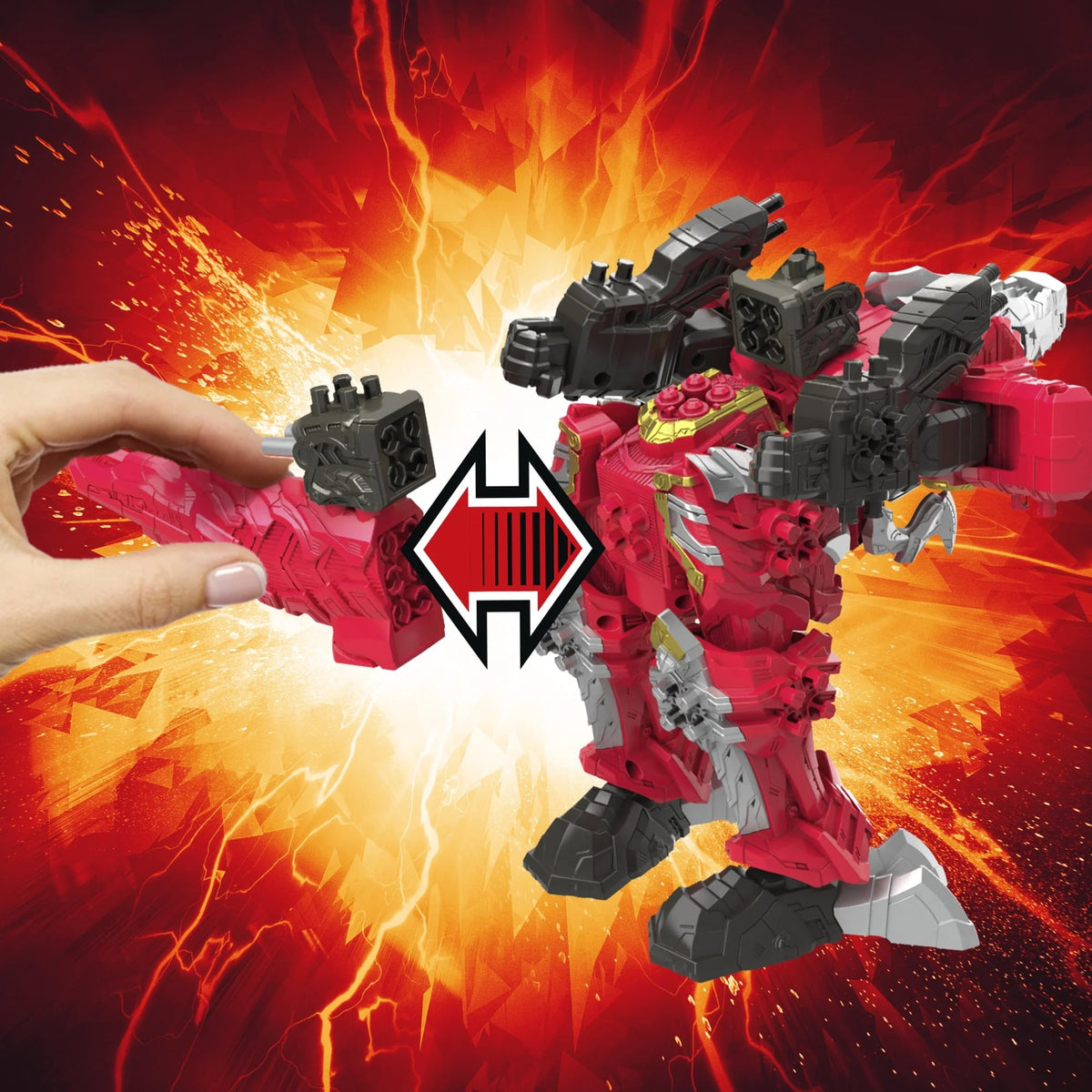 Power Rangers Dino Fury T-Rex Champion Zord Combining Zord Action Figures - Toys - New - CaveGamers - Image 5