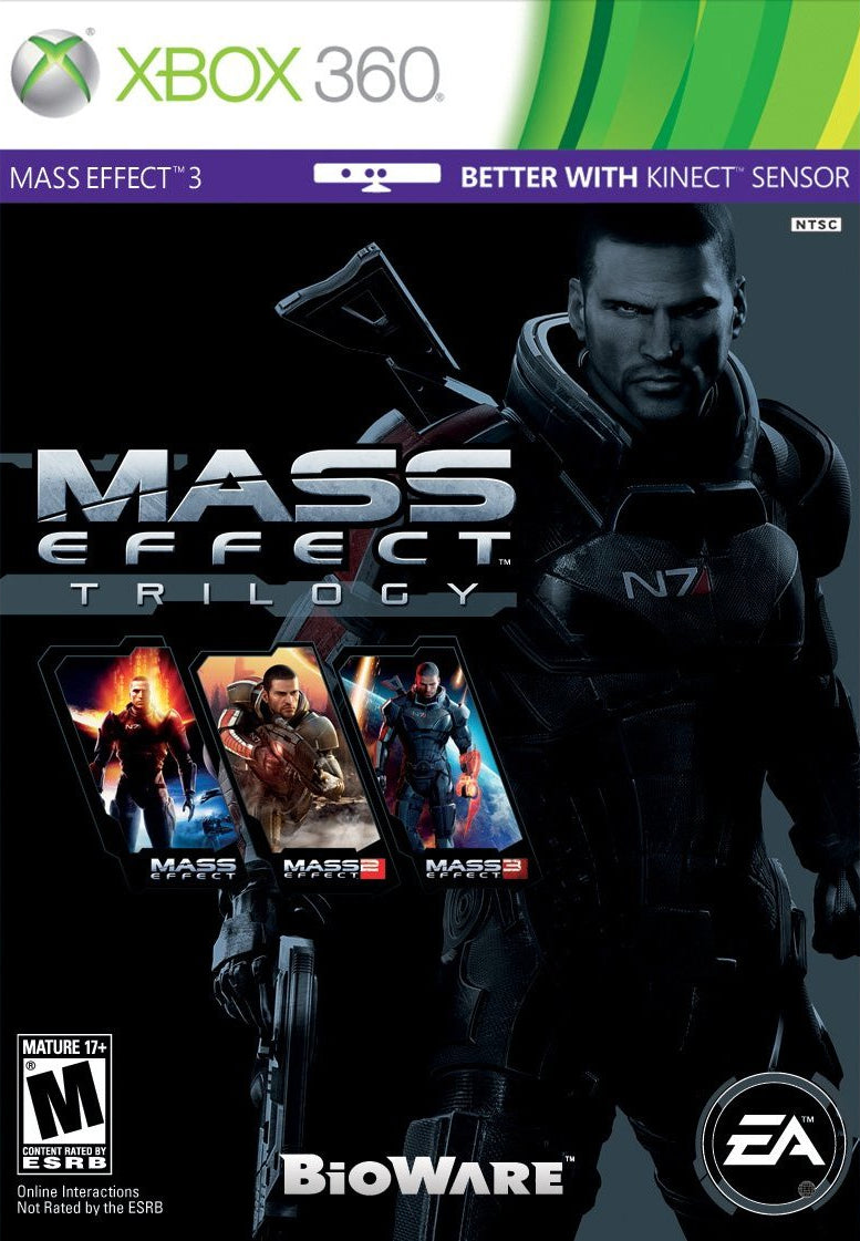 Mass Effect (Trilogy Edition) Xbox 360 - Video Game - Used - CaveGamers