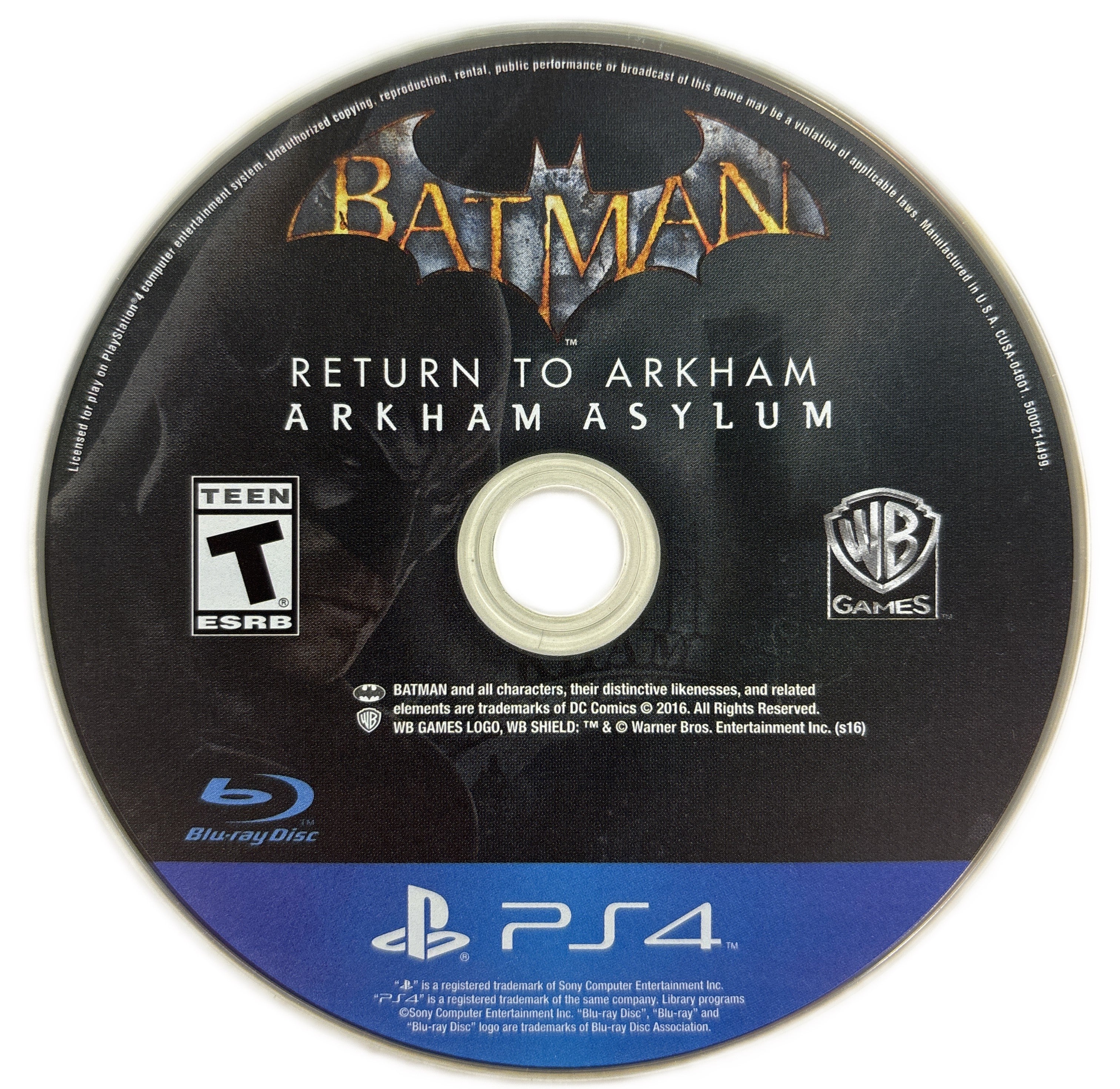 Batman: Return to Arkham - Arkham Asylum PS4 - Video Game - Used - CaveGamers