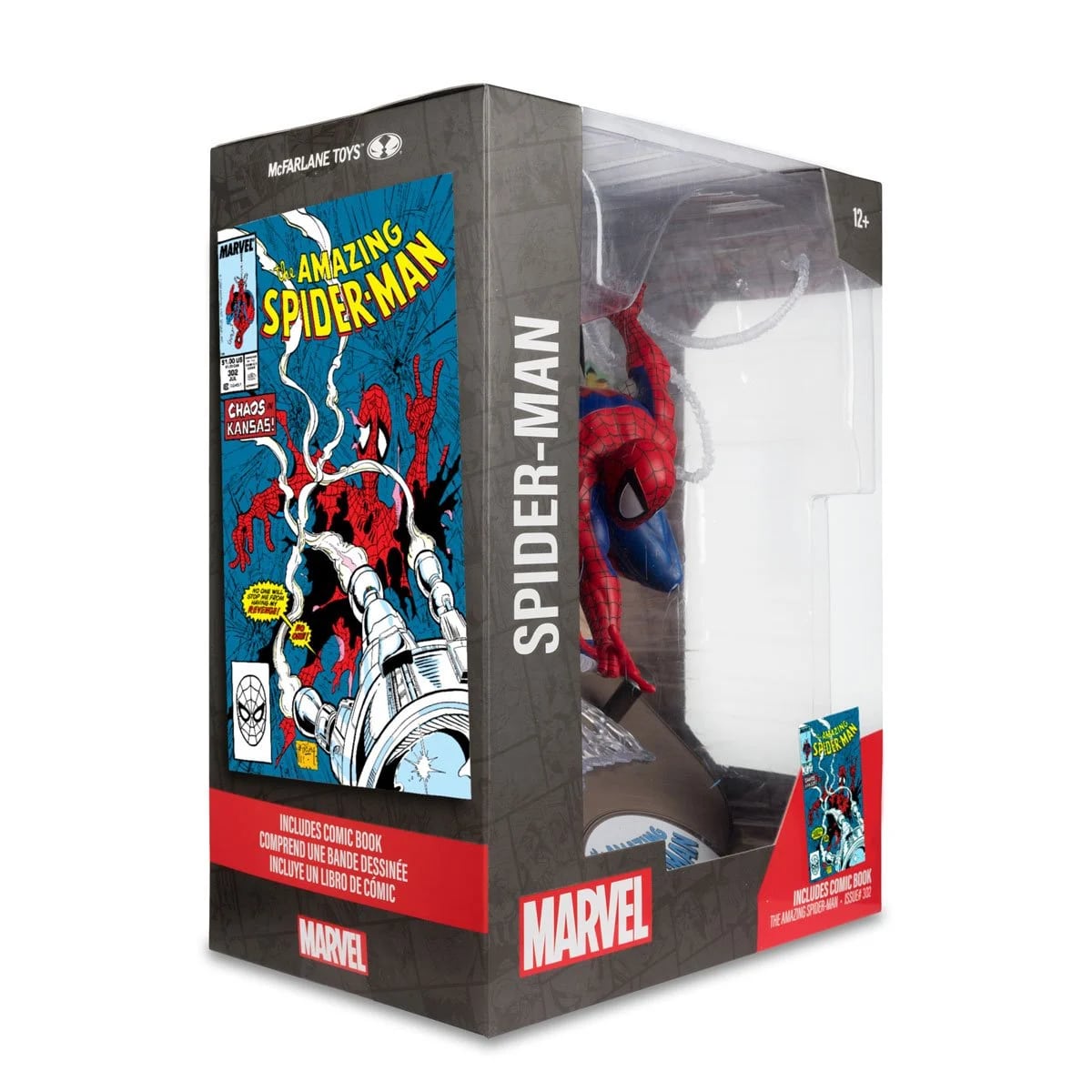 Marvel Spider-Man The Amazing Spider-Man #301 1:6th Scale Posed Figure Action Figures - Toys - New - CaveGamers - Image 2