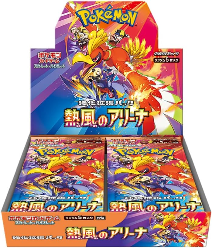 Pokemon TCG: Scarlet & Violet Heat Wave Arena Booster Box [Japan] - Trading Card - New - CaveGamers