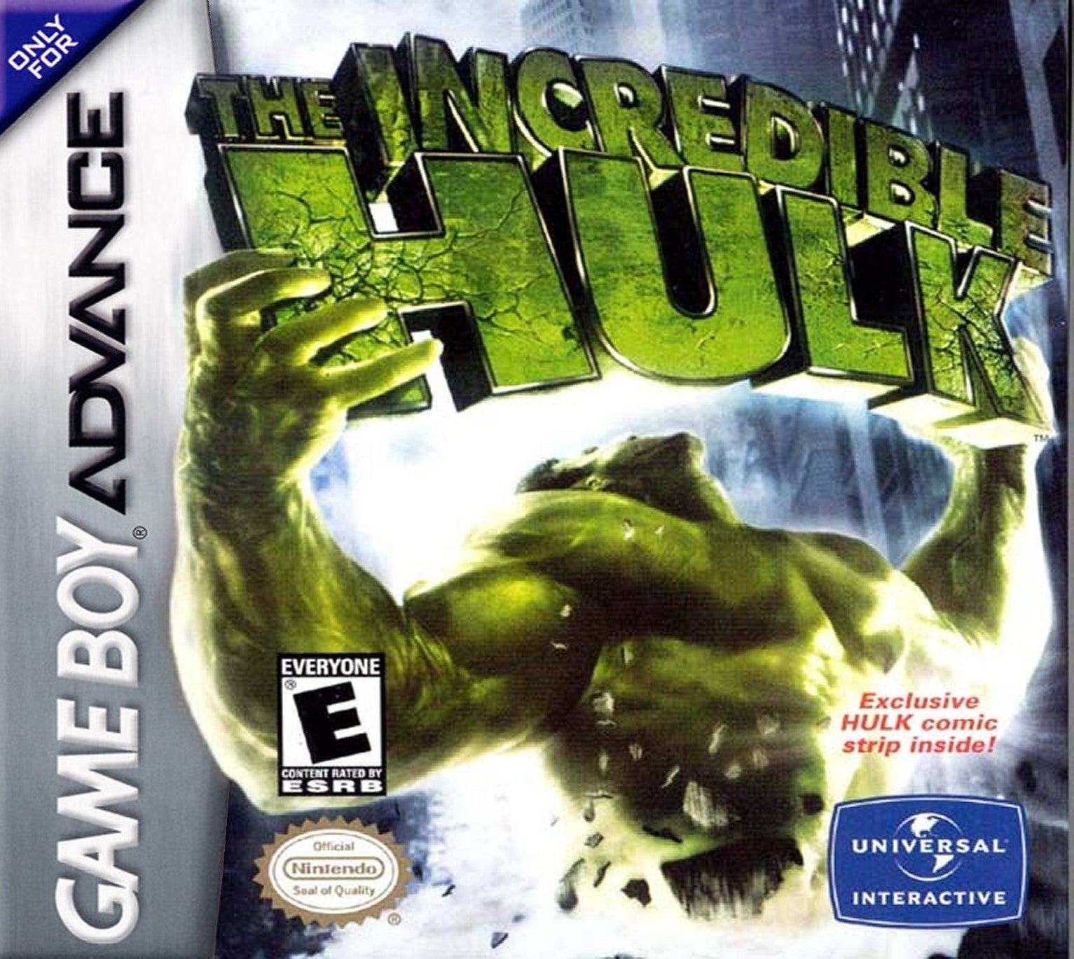 The Incredible Hulk Game Boy Advance - Video Game - Used - CaveGamers