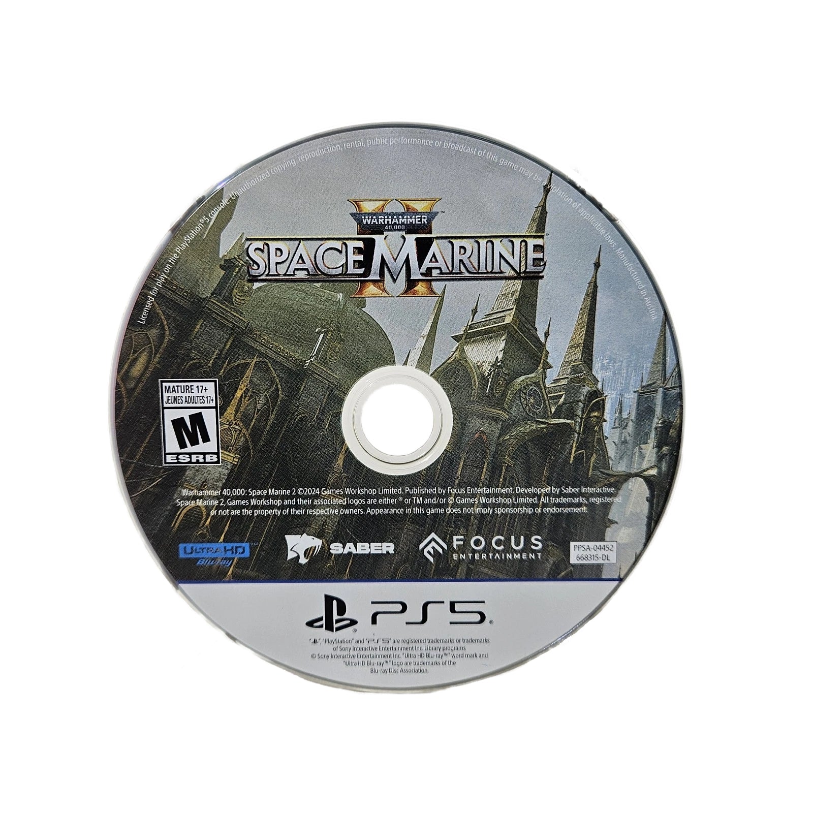 Warhammer 40,000: Space Marine 2 PS5 - Video Game - Used - CaveGamers - Image 2
