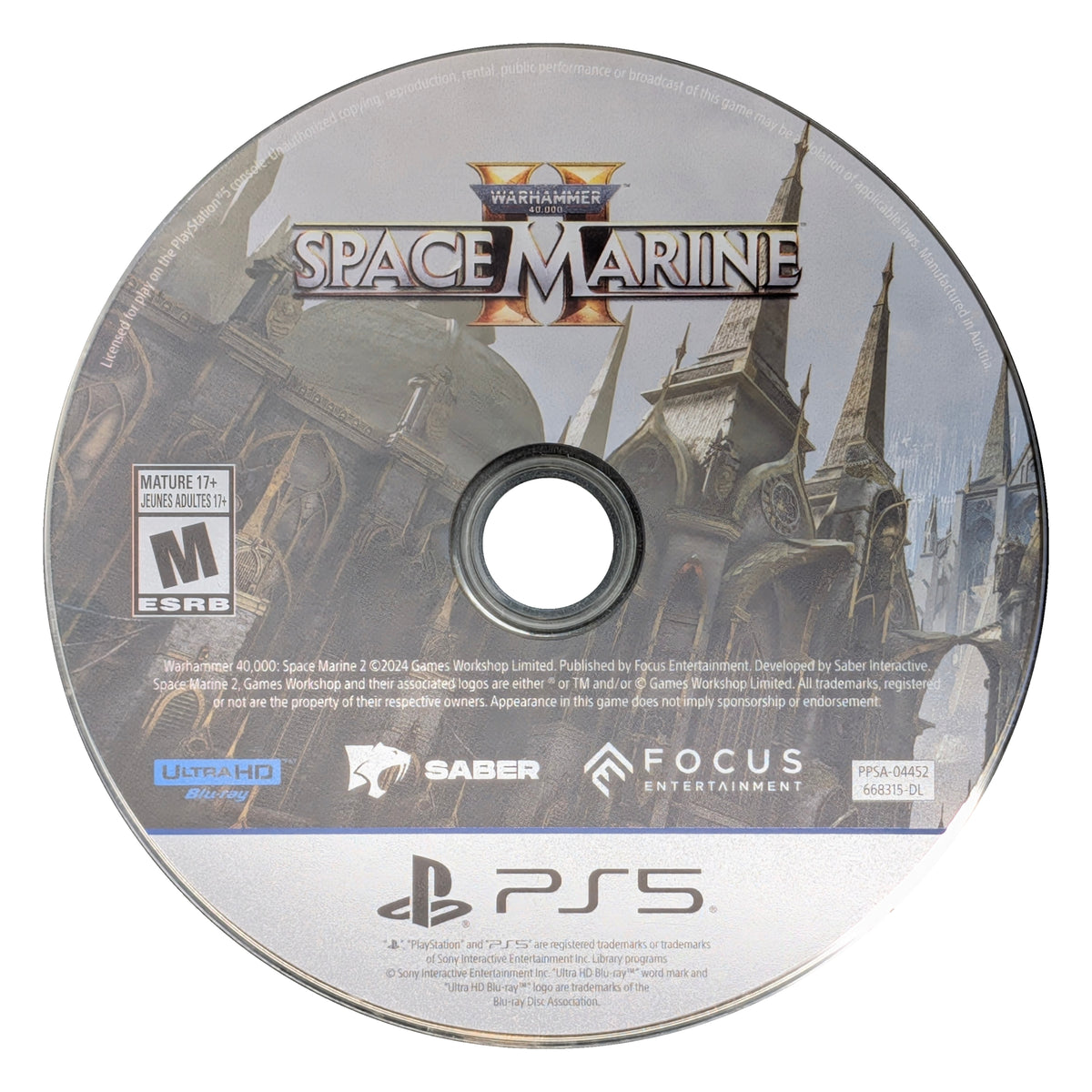 Warhammer 40,000: Space Marine 2 PS5 - Video Game - Used - CaveGamers - Image 2