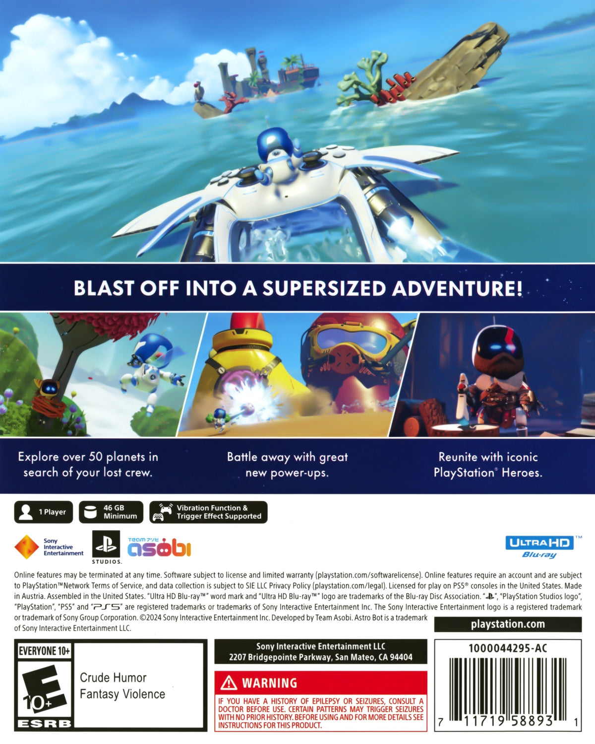 Astro Bot PS5 - Video Game - Used - CaveGamers - Image 2