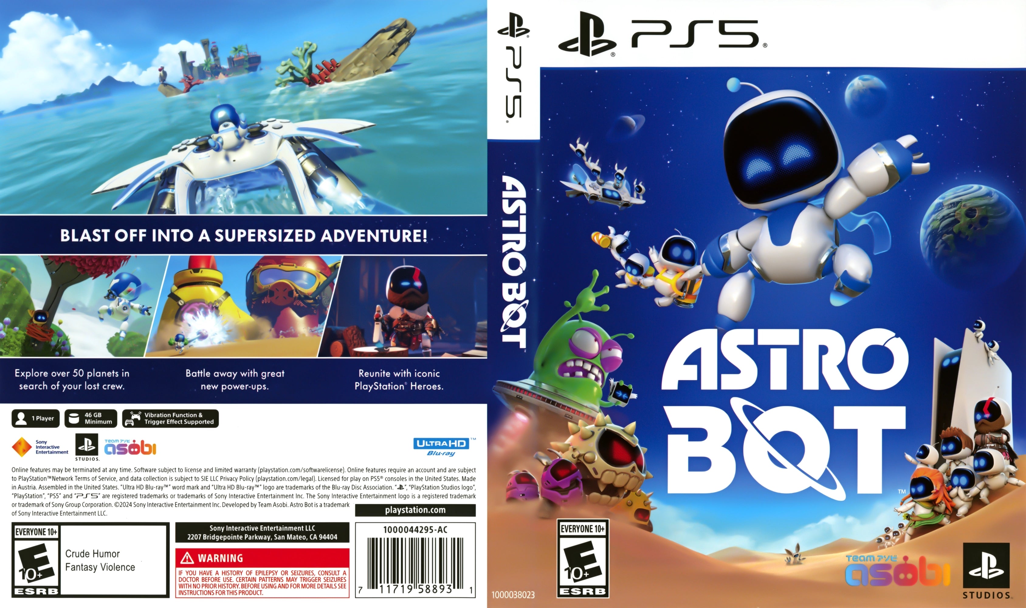 Astro Bot PS5 - Video Game - Used - CaveGamers - Image 4