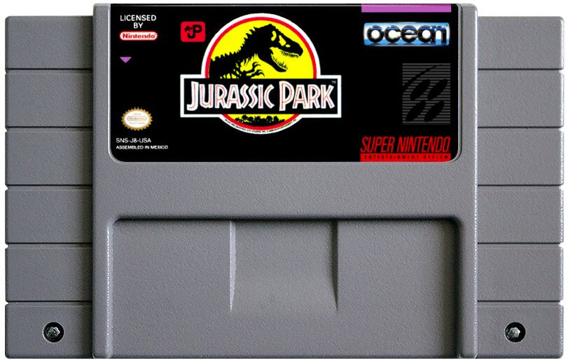 Jurassic Park SNES - Video Game - Used - CaveGamers - Image 3