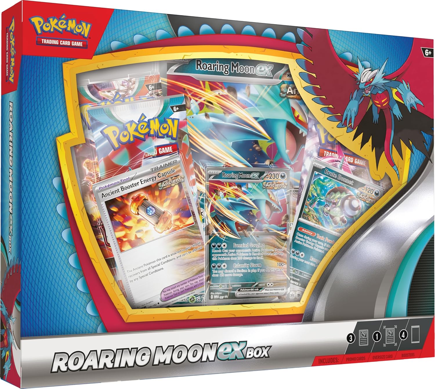 Pokemon TCG: Roaring Moon ex Box - Trading Card - New - CaveGamers