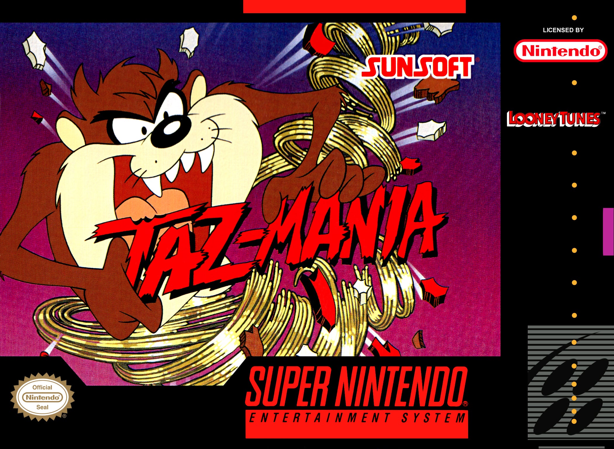 Taz-Mania SNES - Video Game - Used - CaveGamers