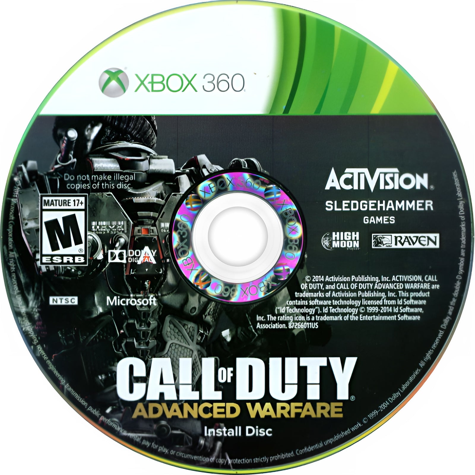Call of Duty: Advanced Warfare [2 Discs] Xbox 360 - Video Game - Used - CaveGamers - Image 3