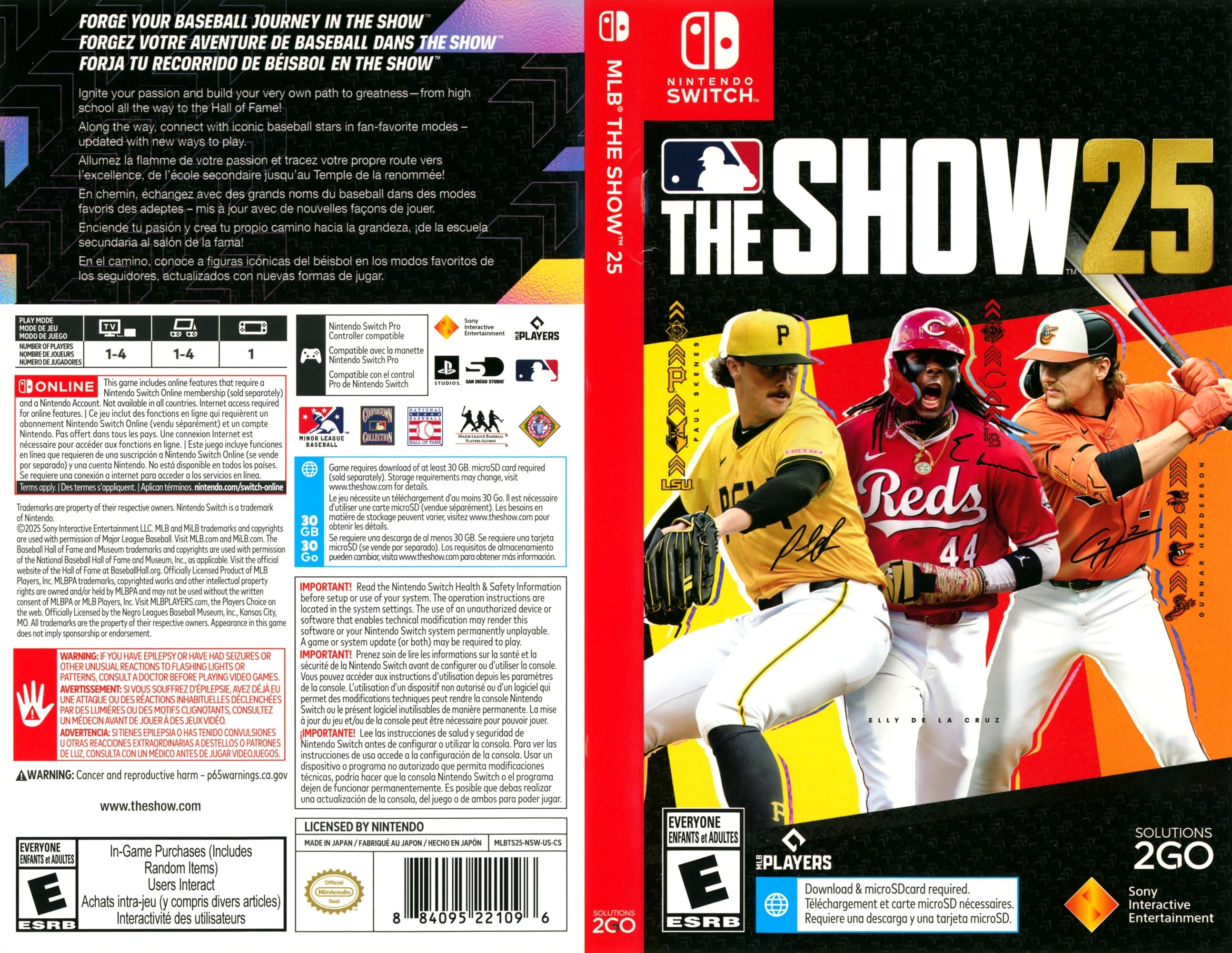 MLB The Show 25 Switch - Video Game - Used - CaveGamers - Image 3