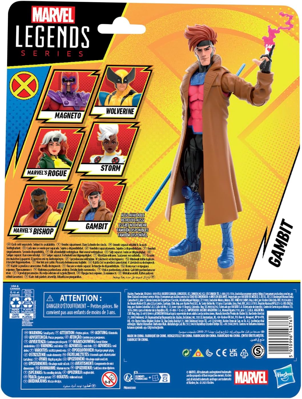 Marvel Legends X-Men 97 Gambit 6" Action Figure Action Figures - Toys - New - CaveGamers - Image 2