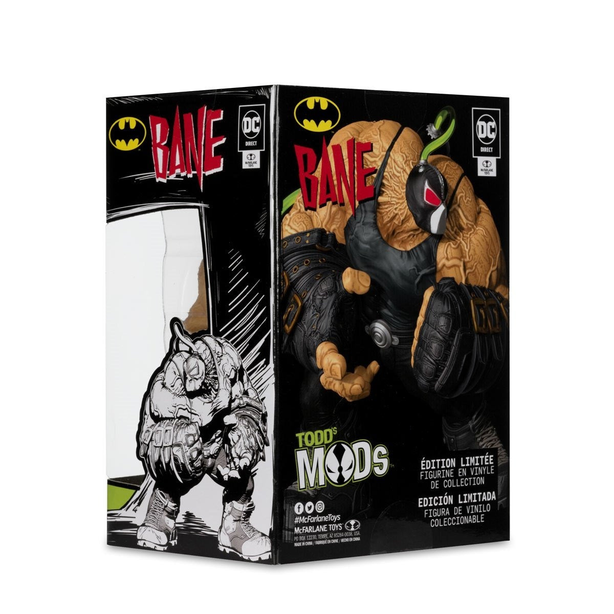 DC Direct Collector Vinyl Wave 1 Todd's Mods Limited Edition 4.5" Scale Posed Figure - Bane Prop Replicas - Toys - New - CaveGamers - Image 9