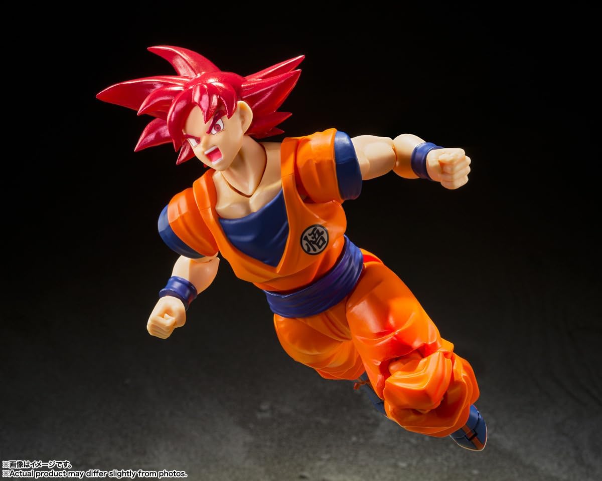 S.H.Figuarts Dragon Ball Super Super Saiyan God Son Goku Action Figure Action Figures - Toys - New - CaveGamers - Image 2