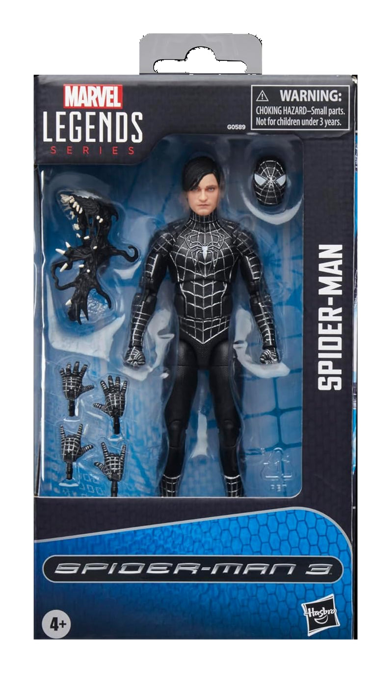 Marvel Legends Spider-Man Spider-Man 3 Symbiote Suit 6" Action Figure Action Figures - Toys - New - CaveGamers