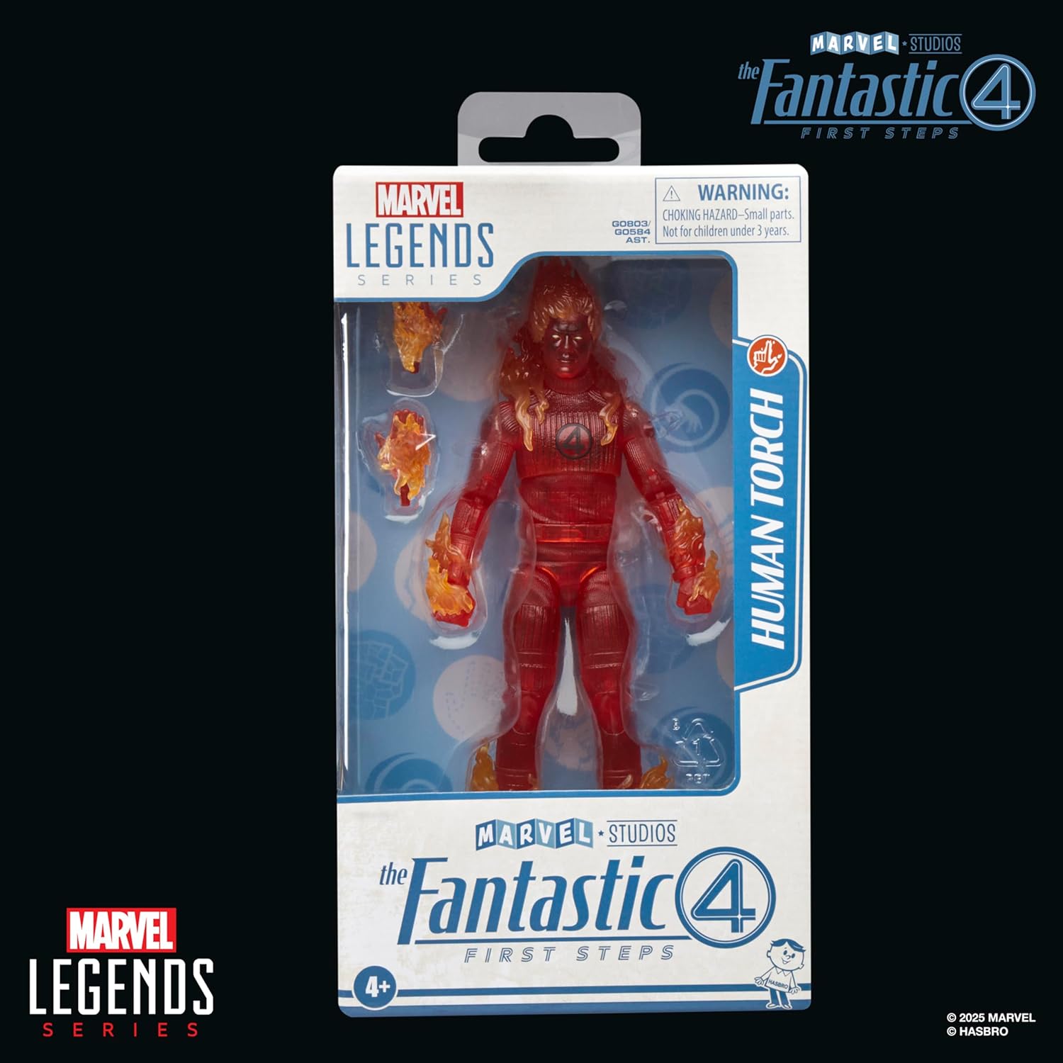 Marvel Legends The Fantastic Four: First Steps Human Torch 6" Action Figure Action Figures - Toys - New - CaveGamers