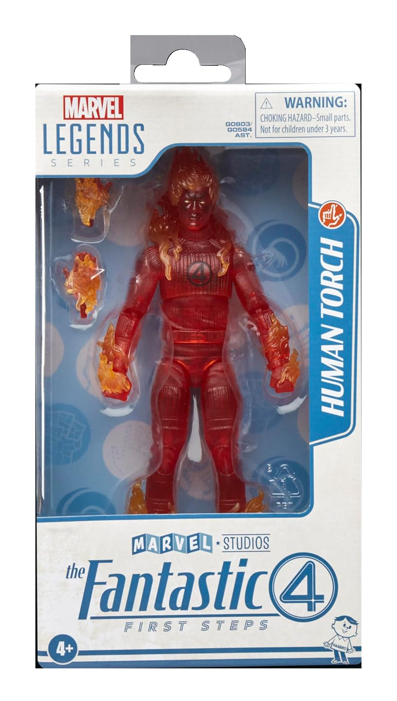 Marvel Legends The Fantastic Four: First Steps Human Torch 6" Action Figure Action Figures - Toys - New - CaveGamers