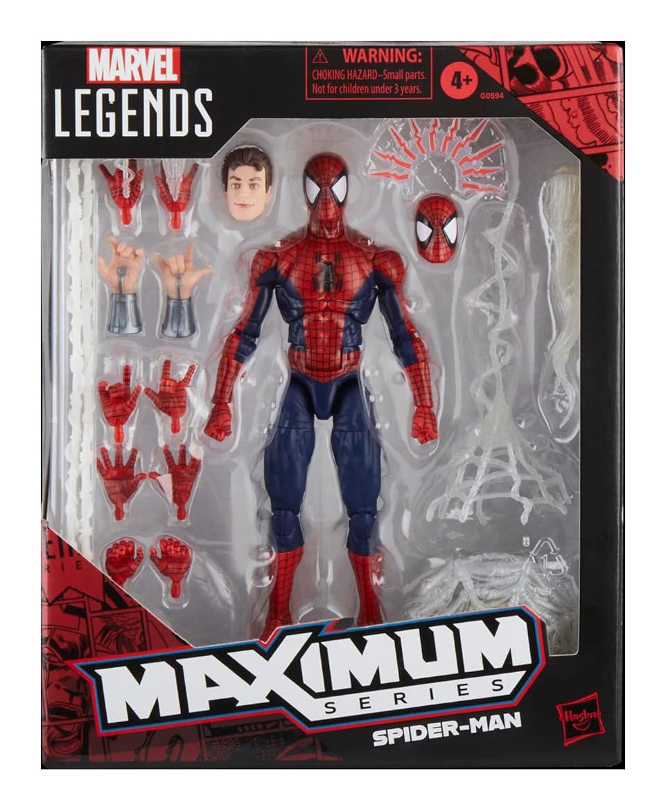 Marvel Legends Maximum Series Spider-Man 6" Action Figure Action Figures - Toys - New - CaveGamers