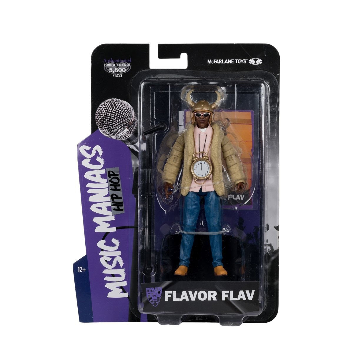 Music Maniacs: Flavor Flav 6-Inch Action Figure Action Figures - Toys - New - CaveGamers
