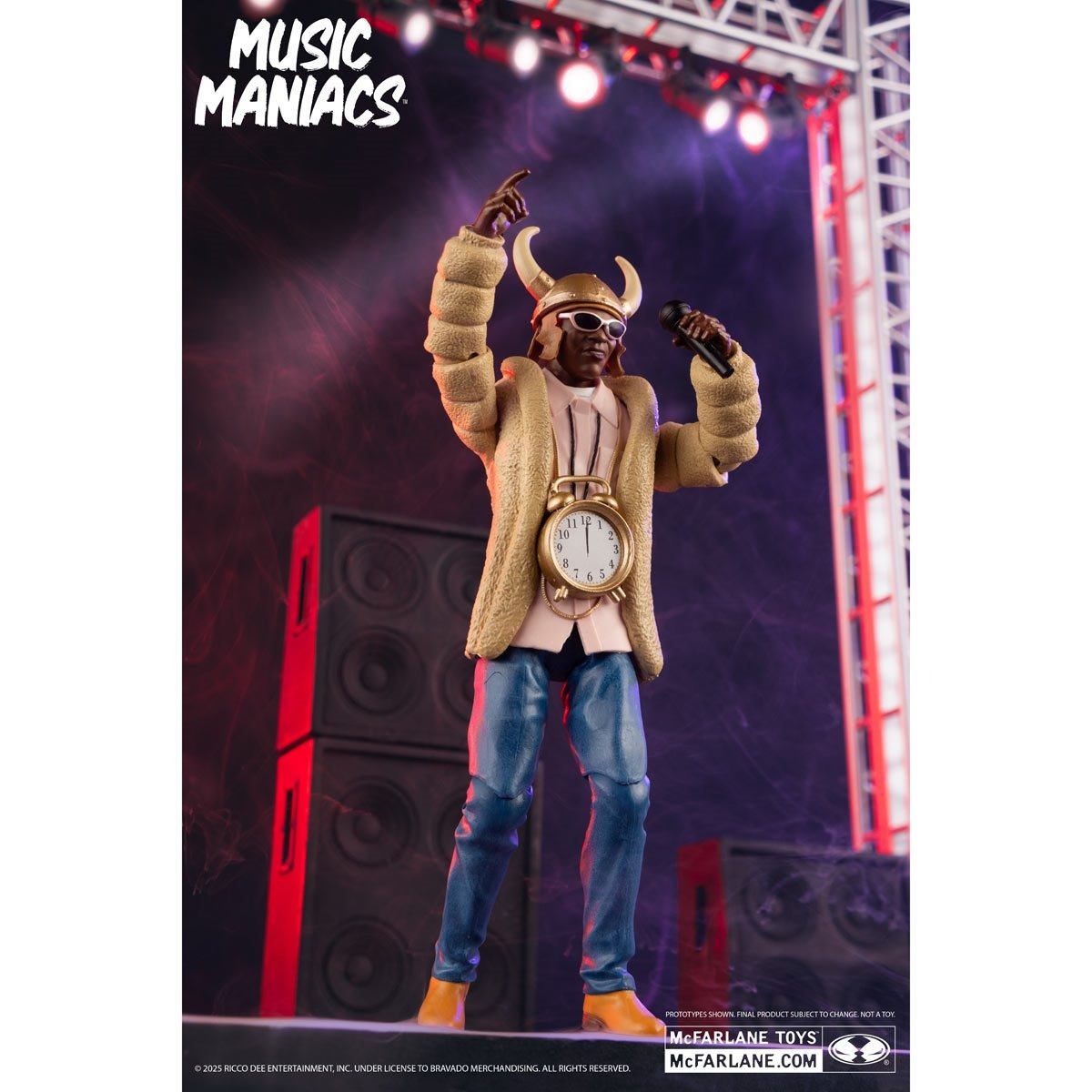 Music Maniacs: Flavor Flav 6-Inch Action Figure Action Figures - Toys - New - CaveGamers - Image 11