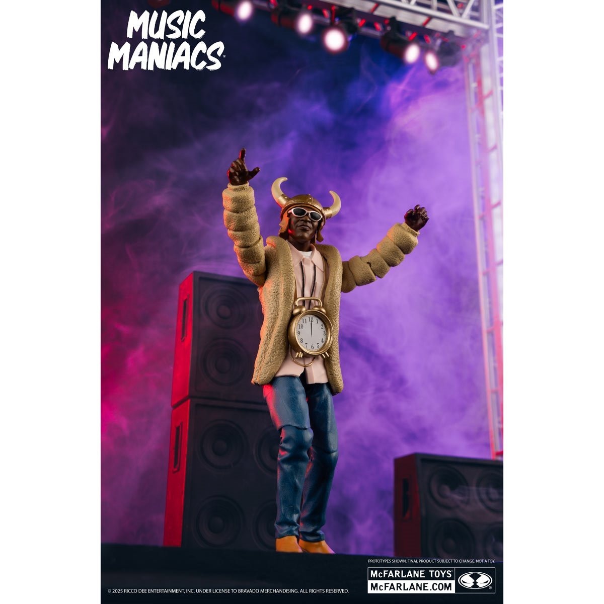 Music Maniacs: Flavor Flav 6-Inch Action Figure Action Figures - Toys - New - CaveGamers - Image 8