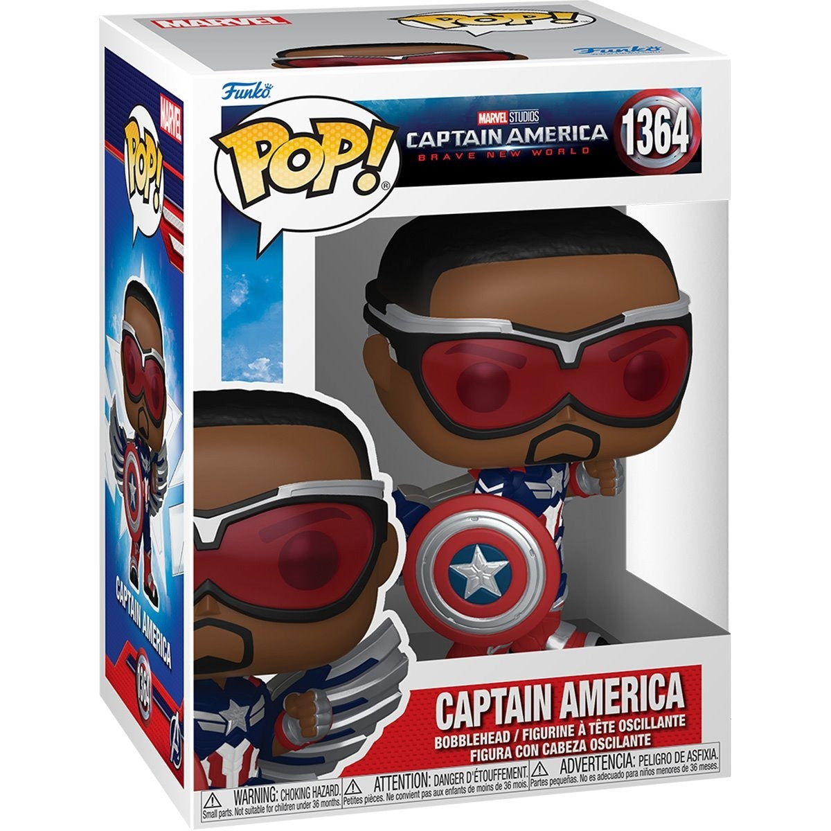 Funko Pop! Brave New World Captain America Vinyl Figure - Toys - New - CaveGamers