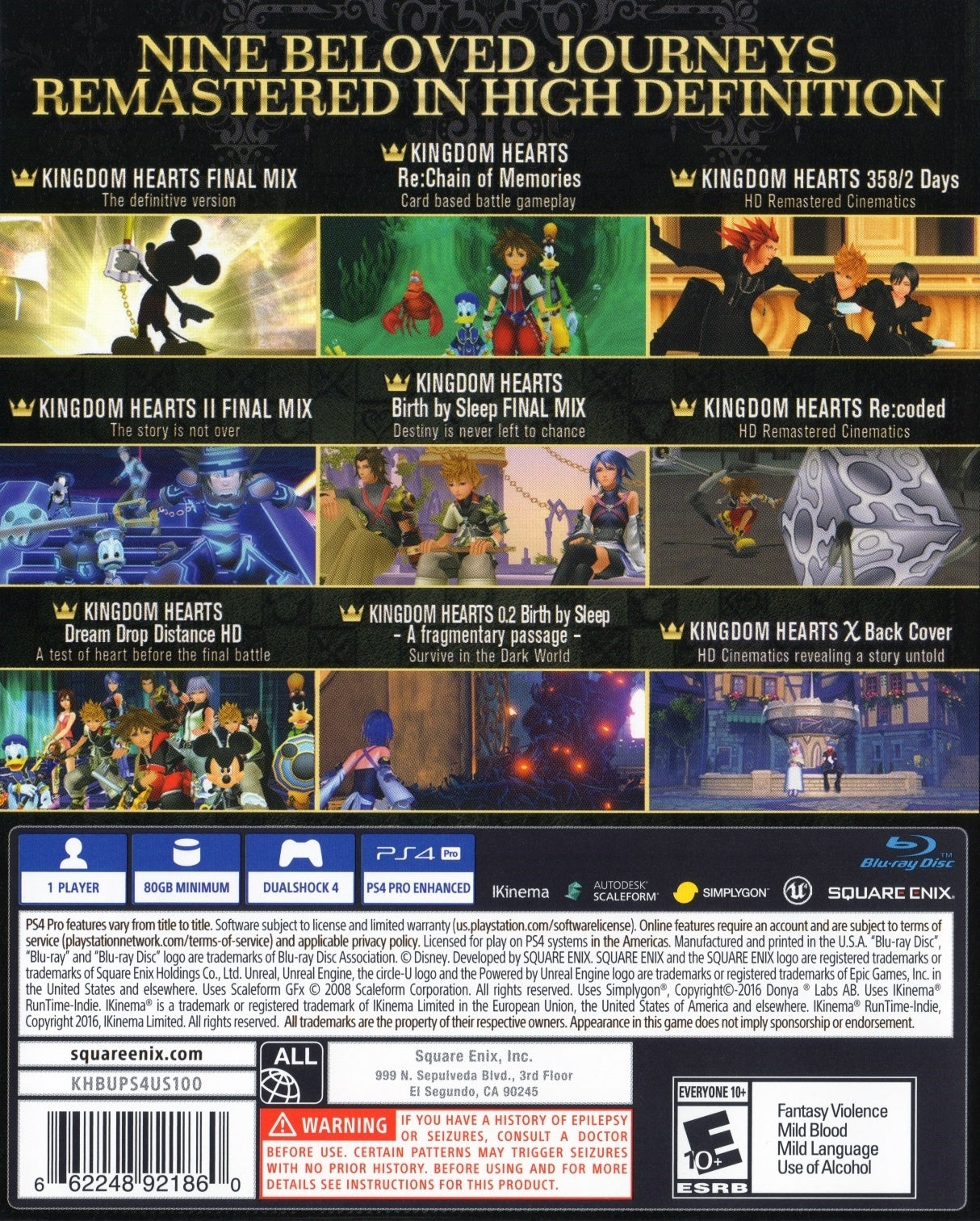 Kingdom Hearts: The Story So Far - II.8 Final Chapter Prologue PS4 - Video Game - Used - CaveGamers - Image 2