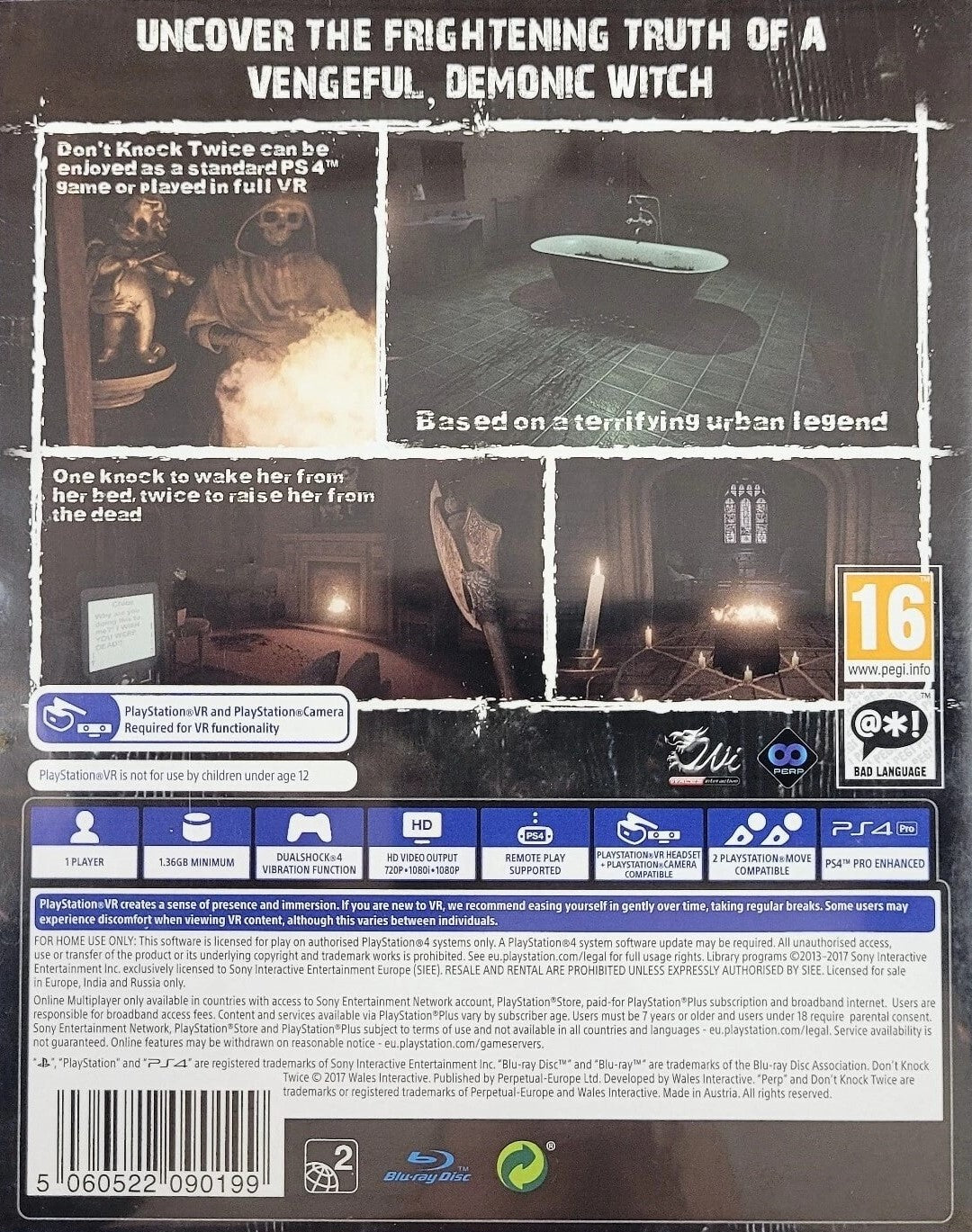 Don't Knock Twice [Europe] PS4 - Video Game - Used - CaveGamers - Image 2