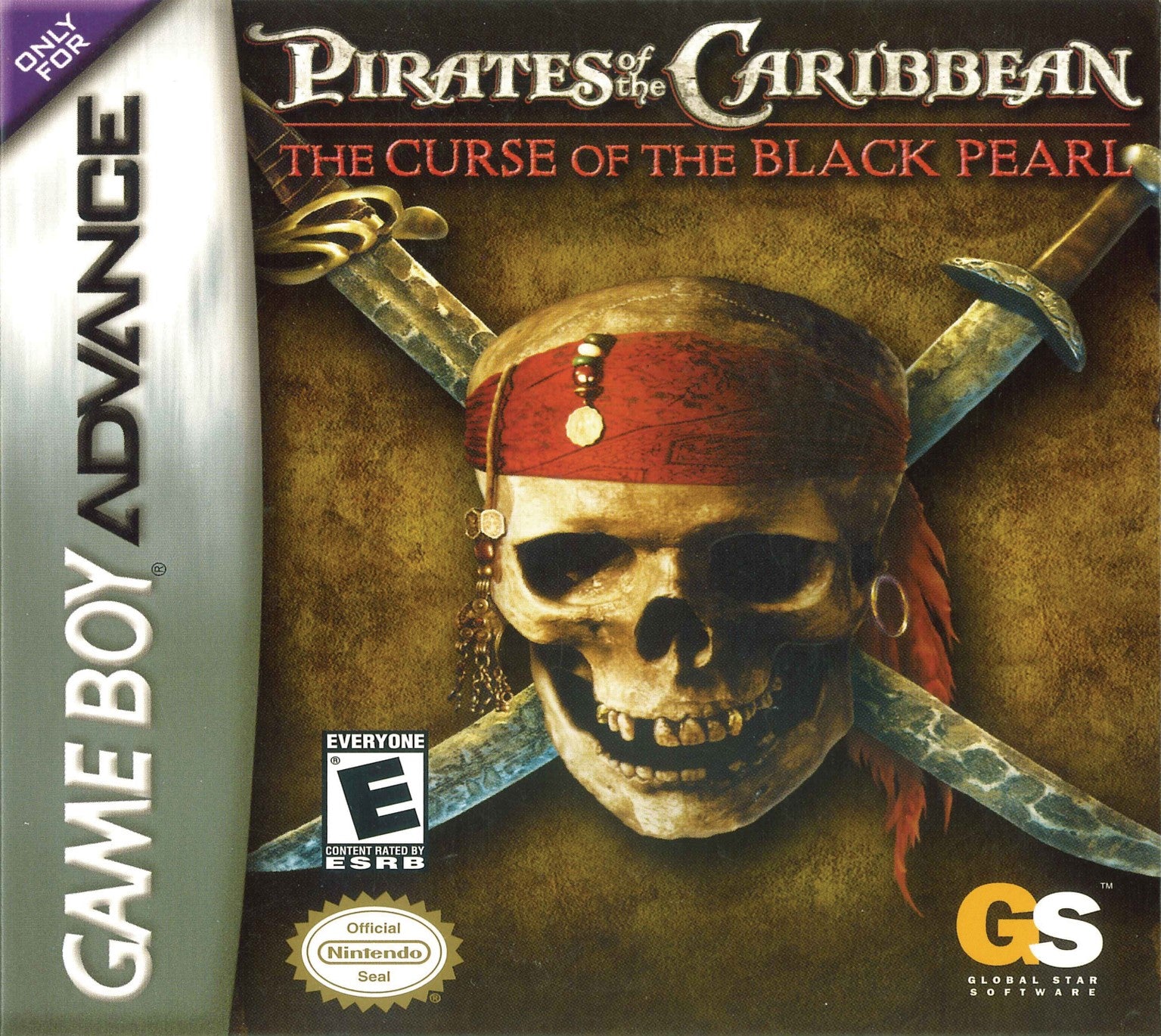 Pirates of the Caribbean: The Curse of the Black Pearl Game Boy Advance - Video Game - Used - CaveGamers