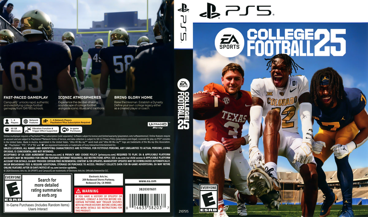 EA Sports College Football 25 PS5 - Video Game - Used - CaveGamers - Image 4