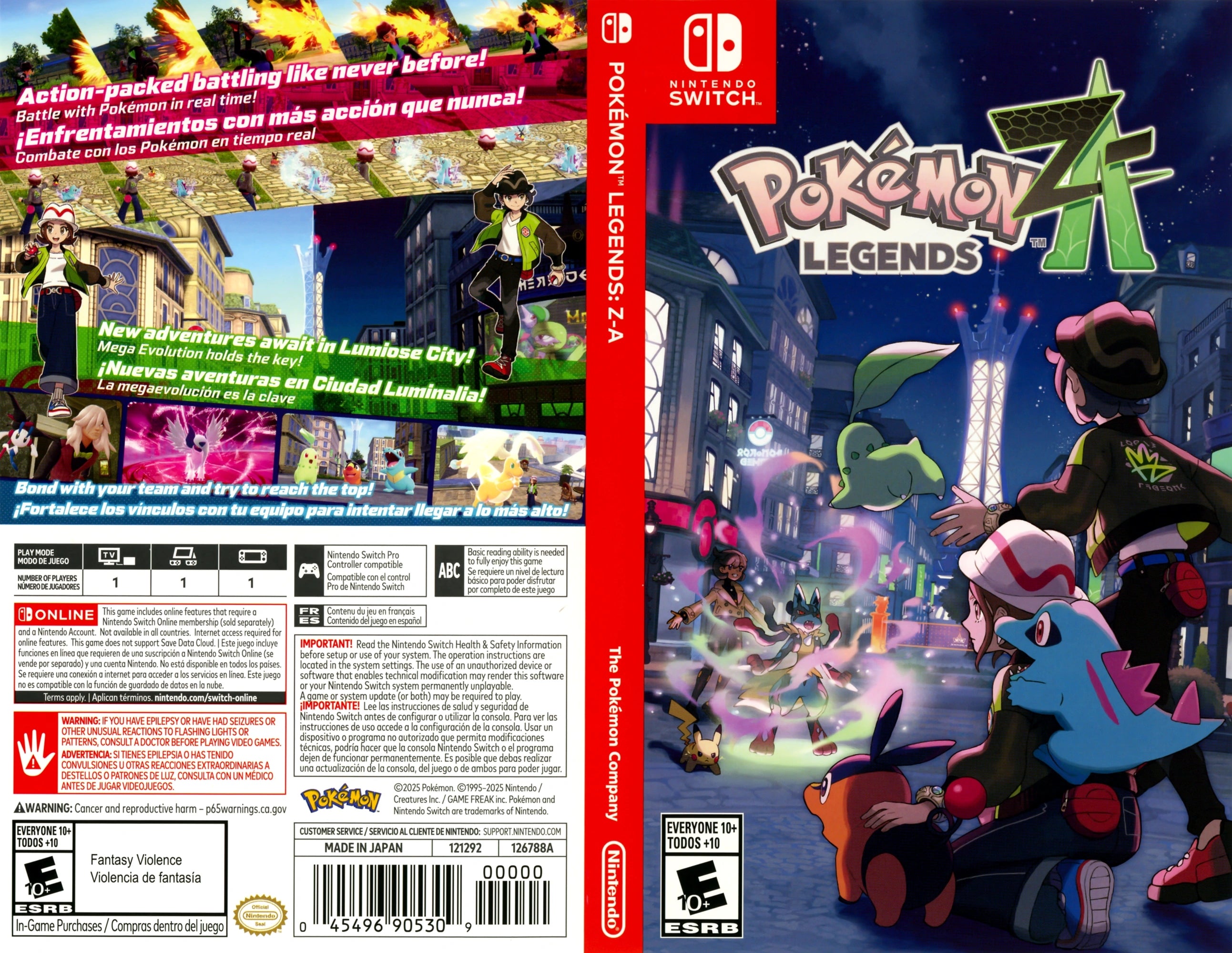Pokemon Legends: Z-A Switch - Video Game - Used - CaveGamers - Image 4